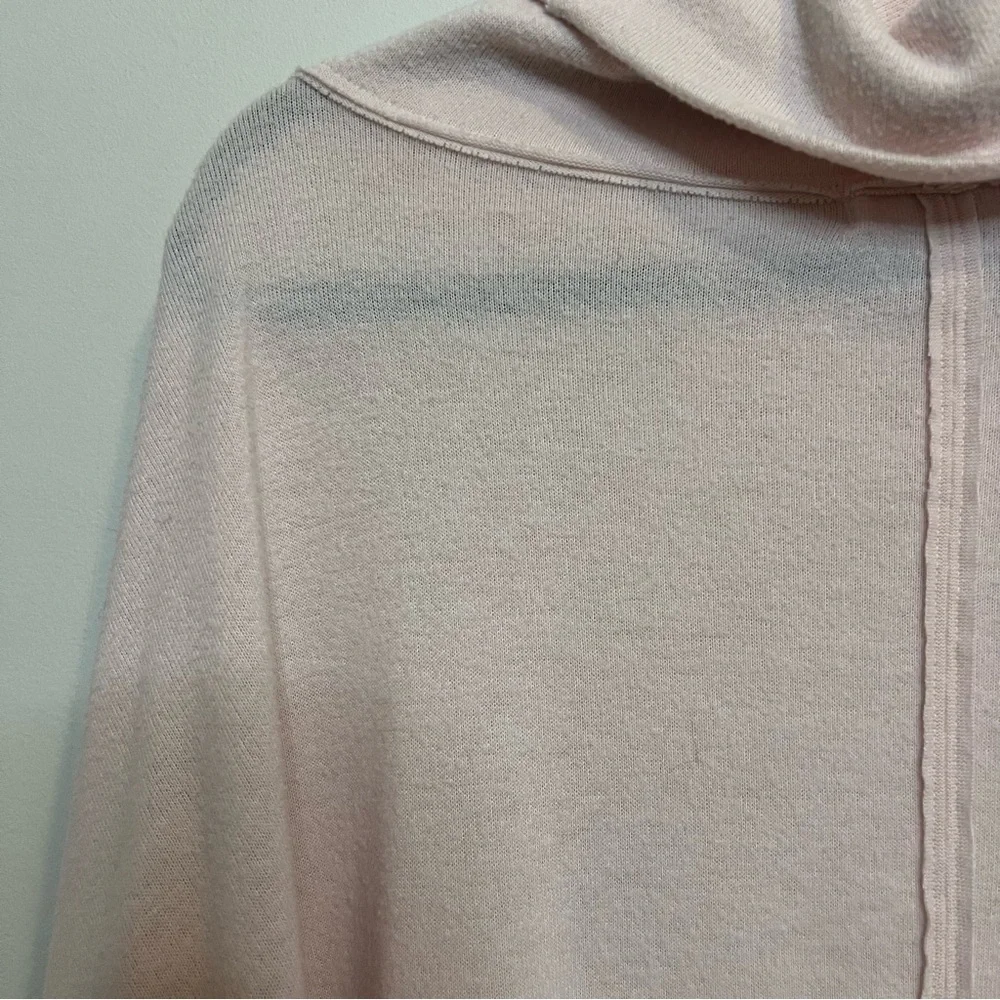 We The Free Soft Pink Cowl Neck Sweater Boho Loungewear Athleisure Indie Lounge